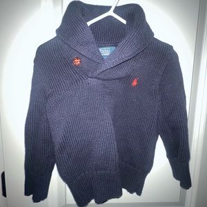 Boys Navy Pullover Polo